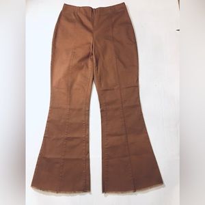 INC International Concept women Elastic waist flayed jeans Size 2